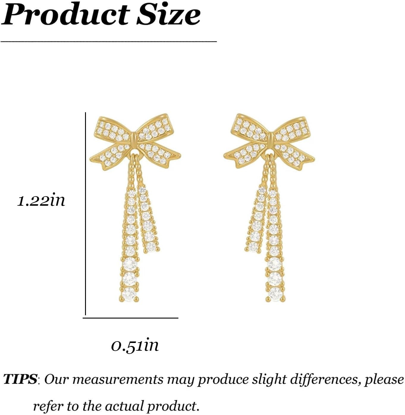 Bow Earrings for Women Pearl Bow Earrings Rhinestone Earring Gold Dangle Earring Christmas Jewelry Gifts Outfits Stocking Stuffers